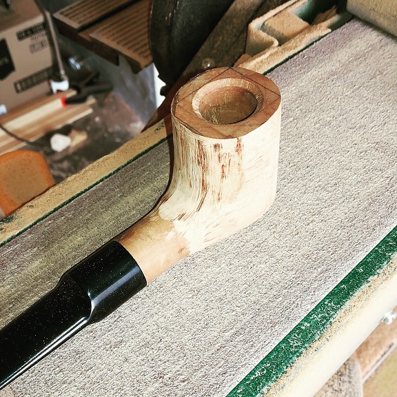 Burger Pipe in Progress